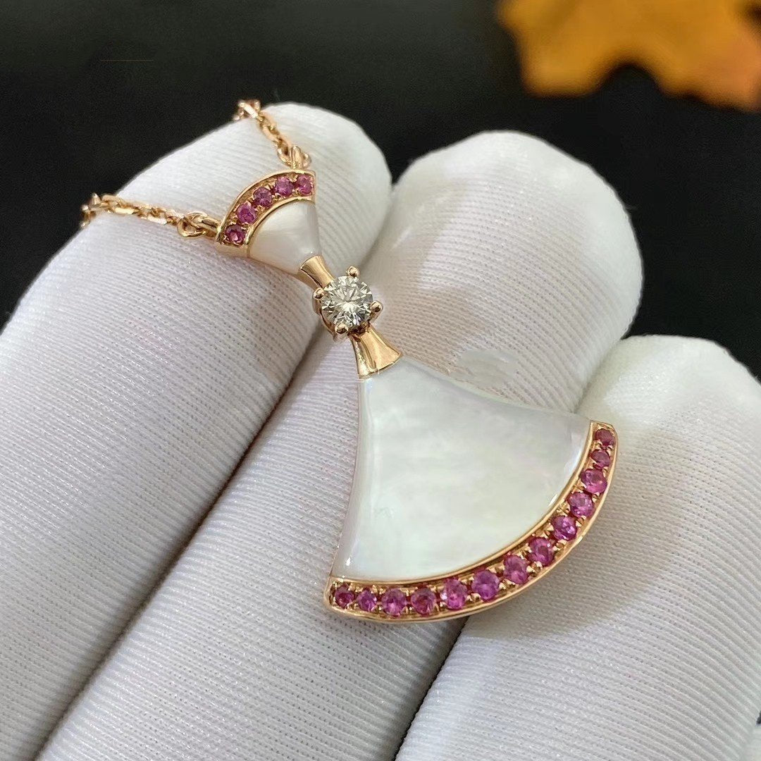 [Kincade Jewelery]DREAM NECKLACE MOP PINK DIAMOND