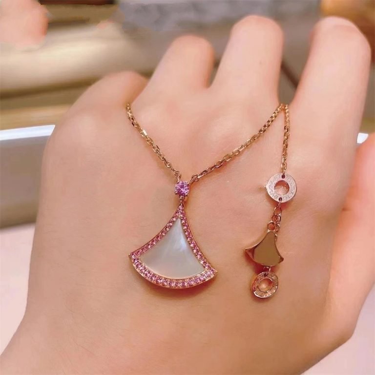 [Kincade Jewelery]DREAM NECKLACE MOP DIAMOND PINK