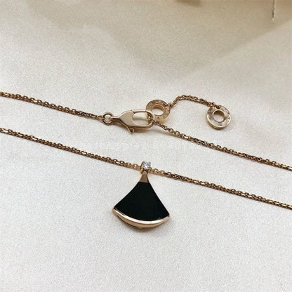 [Kincade Jewelery]DREAM NECKLACE ONYX 1 DIAMOND