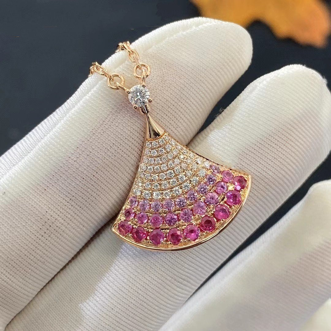 [Kincade Jewelery]DREAM NECKLACE PINK GOLD PINK DIAMOND