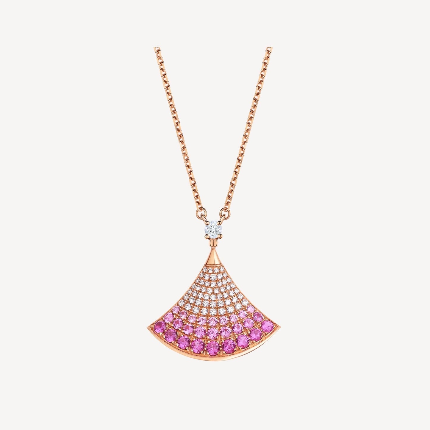 [Kincade Jewelery]DREAM NECKLACE PINK GOLD PINK DIAMOND