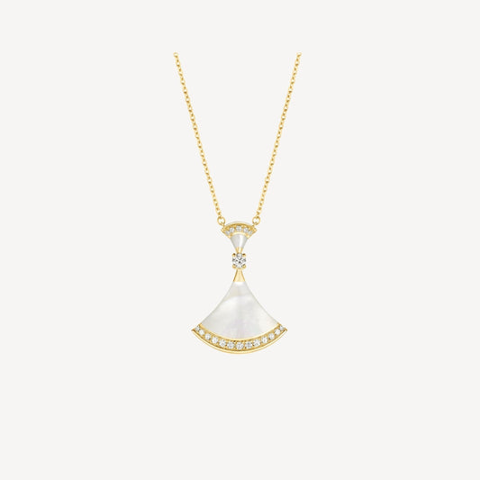 [Kincade Jewelery]DREAM NECKLACE MOP GOLD DIAMOND