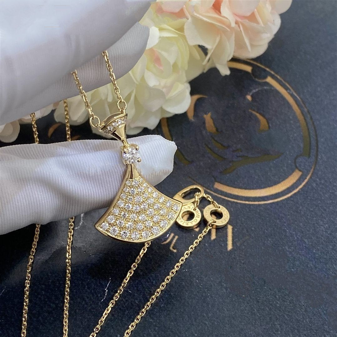 [Kincade Jewelery]DREAM NECKLACE GOLD FULL DIAMOND