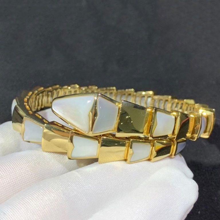 [Kincade Jewelery]SERPENTI BRACELET MOP GOLD