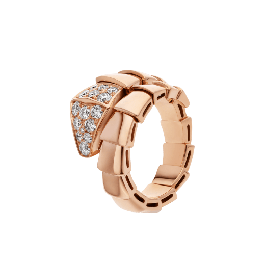[Kincade Jewelery]SERPENTI RING PINK GOLD DIAMOND