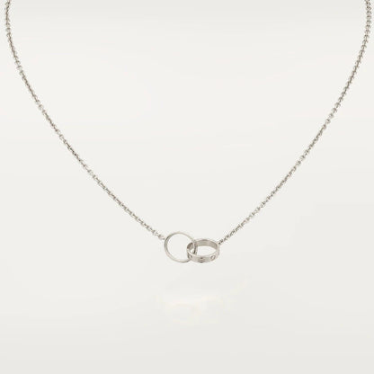 [Kincade Jewelery]LOVE NECKLACE PINK GOLD AND SILVER