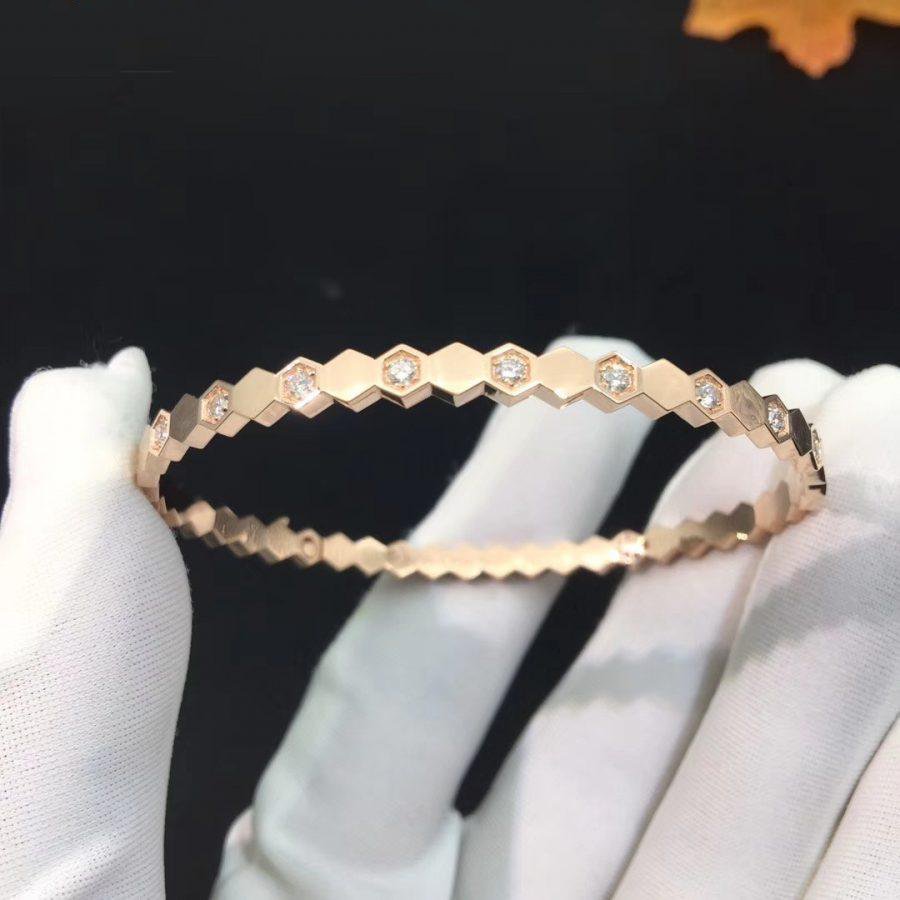 [Kincade Jewelery]BEE LOVE PINK GOLD DIAMOND BRACELET