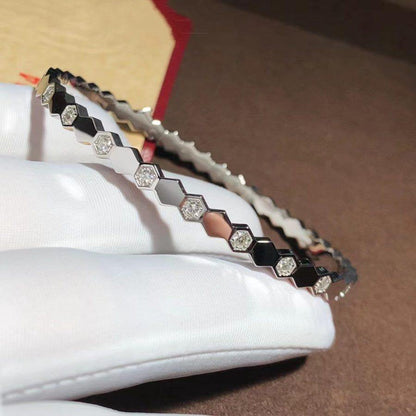 [Kincade Jewelery]BEE LOVE SILVER DIAMOND BRACELET