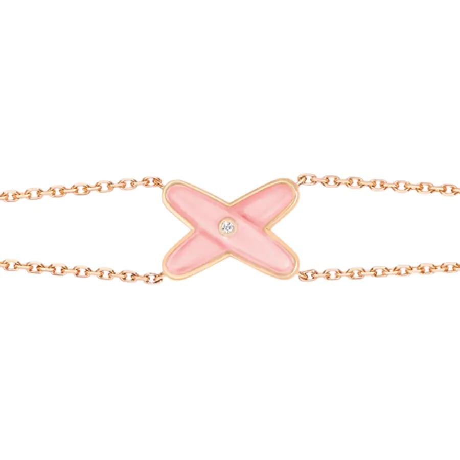 [Kincade Jewelery]JEUX BRACELET PINK MOP PINK GOLD 1 DIAMOND
