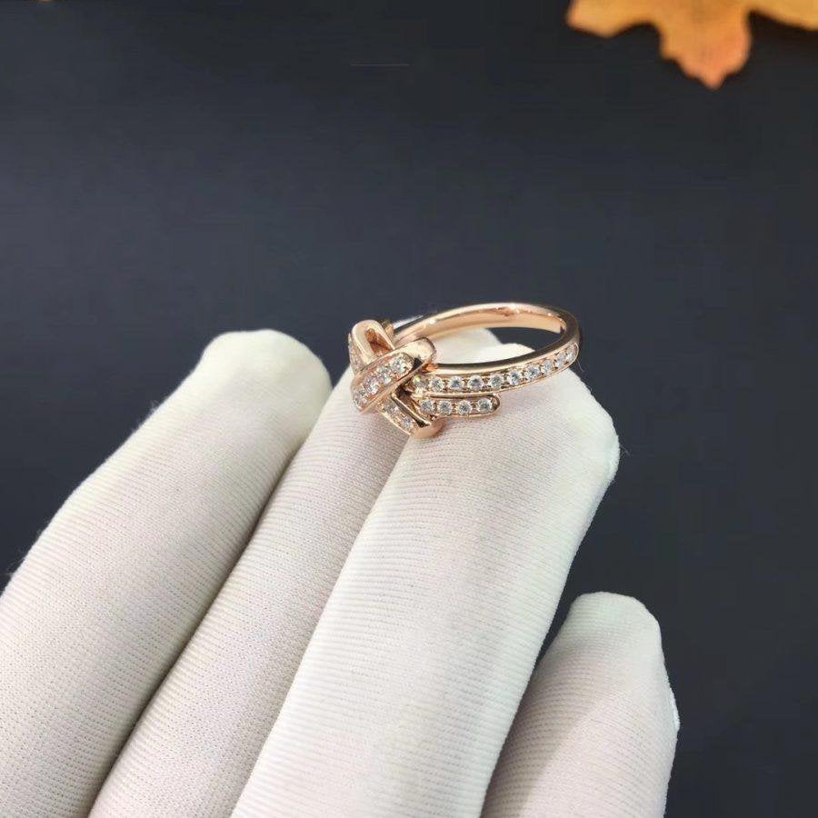 [Kincade Jewelery]JEUX DE RING PINK GOLD DIAMOND