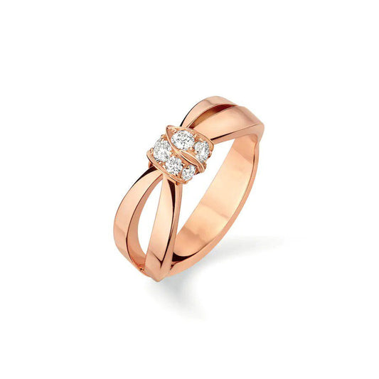 [Kincade Jewelery]LIENS RING PINK GOLD DIAMOND