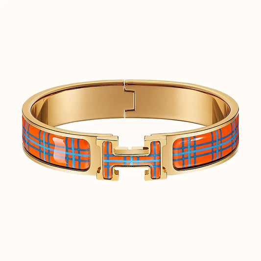 [Kincade Jewelery]H TARTAN BRACELET 12MM