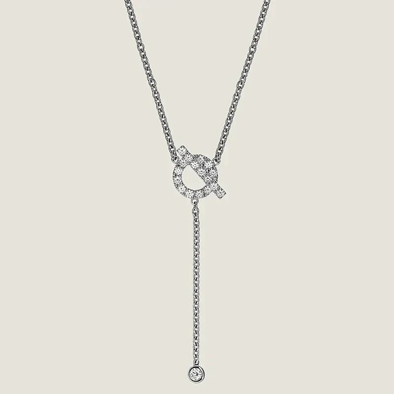 [Kincade Jewelery]FINESSE SILVER DIAMOND NECKLACE
