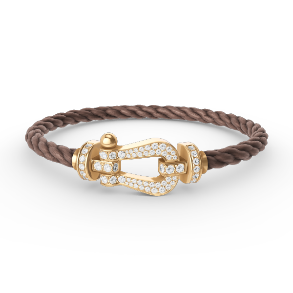 [Kincade Jewelery]FORCE LARGE HORSESHOE FULL DIAMOND BRACELET GOLD