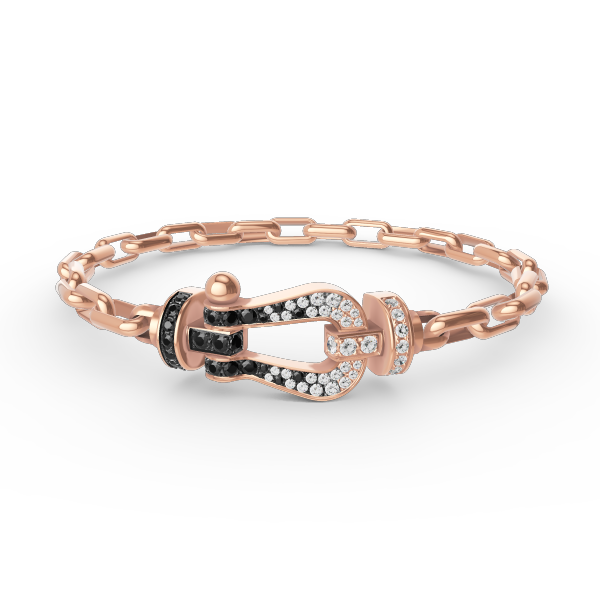 [Kincade Jewelery]FORCE LARGE HORSESHOE CLASP  METAL BRACELET