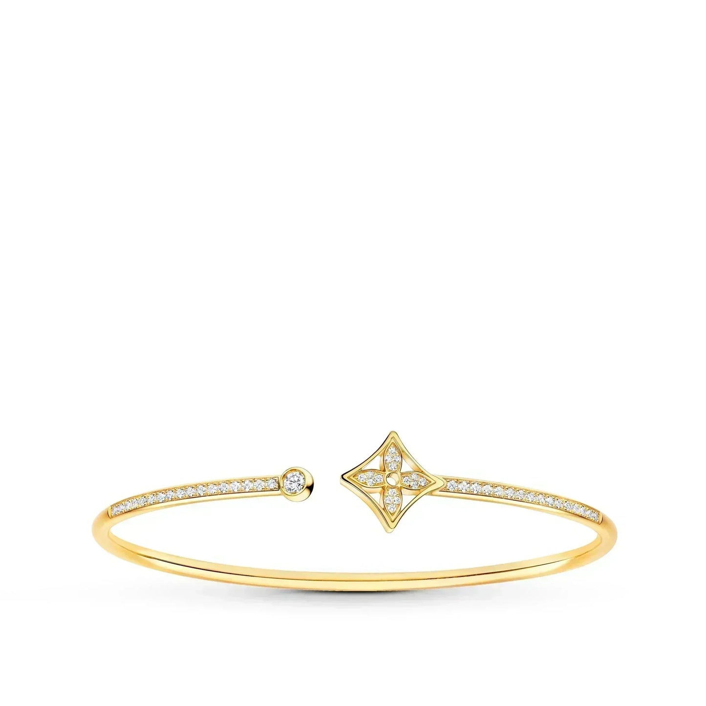 [Kincade Jewelery]IDYLLE GOLD OPEN BRACELET DIAMOND PAVED