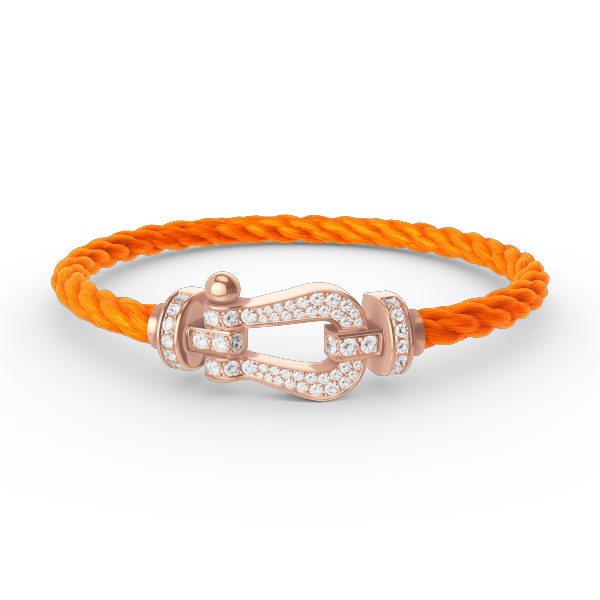 [Kincade Jewelery]FORCE LARGE HORSESHOE FULL DIAMOND BRACELET ROSE GOLD