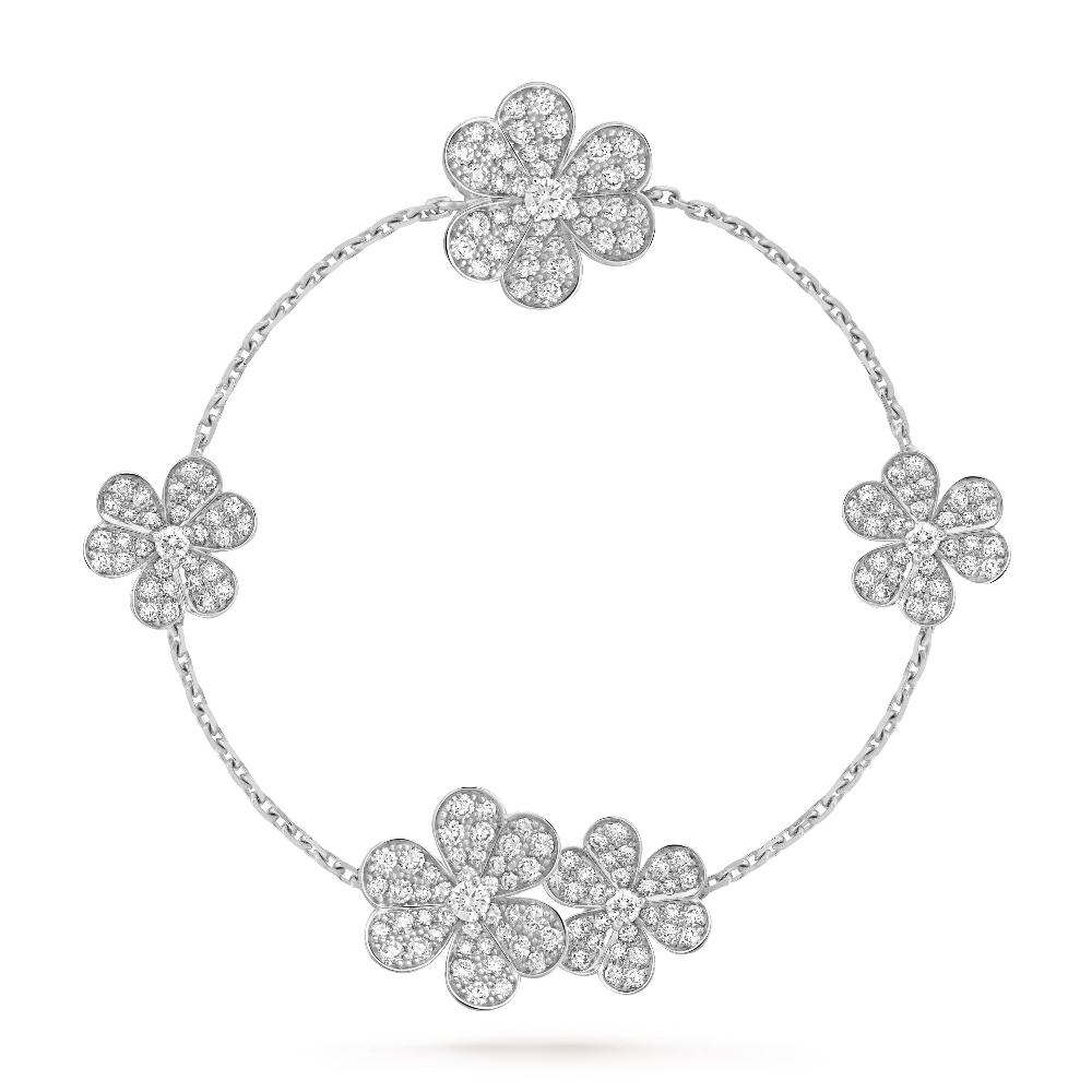 [Kincade Jewelery]FRIVOLE SILVER 5 FLOWERS BRACELET