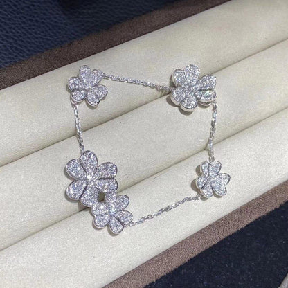 [Kincade Jewelery]FRIVOLE SILVER 5 FLOWERS BRACELET