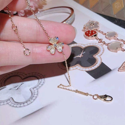 [Kincade Jewelery]FRIVOLE GOLD FLOWER DIAMOND BRACELET