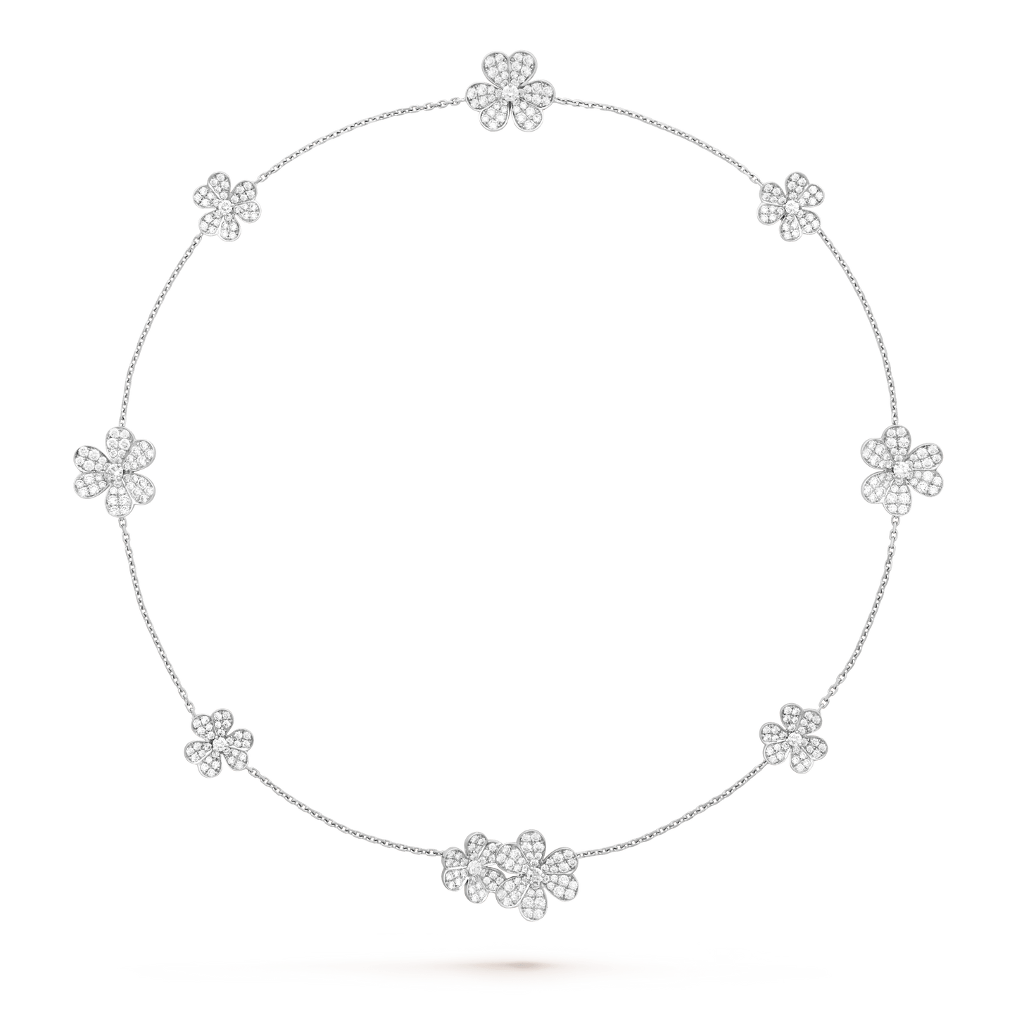 [Kincade Jewelery]FRIVOLE SILVER 9 FLOWERS NECKLACE