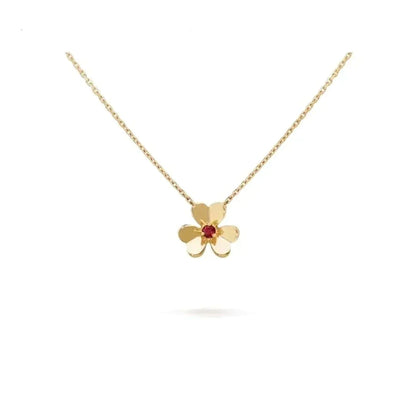 [Kincade Jewelery]FRIVOLE GOLD FLOWER NECKLACE