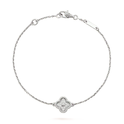 [Kincade Jewelery]Kincade  SINGLE FLOWER BRACELET SILVER