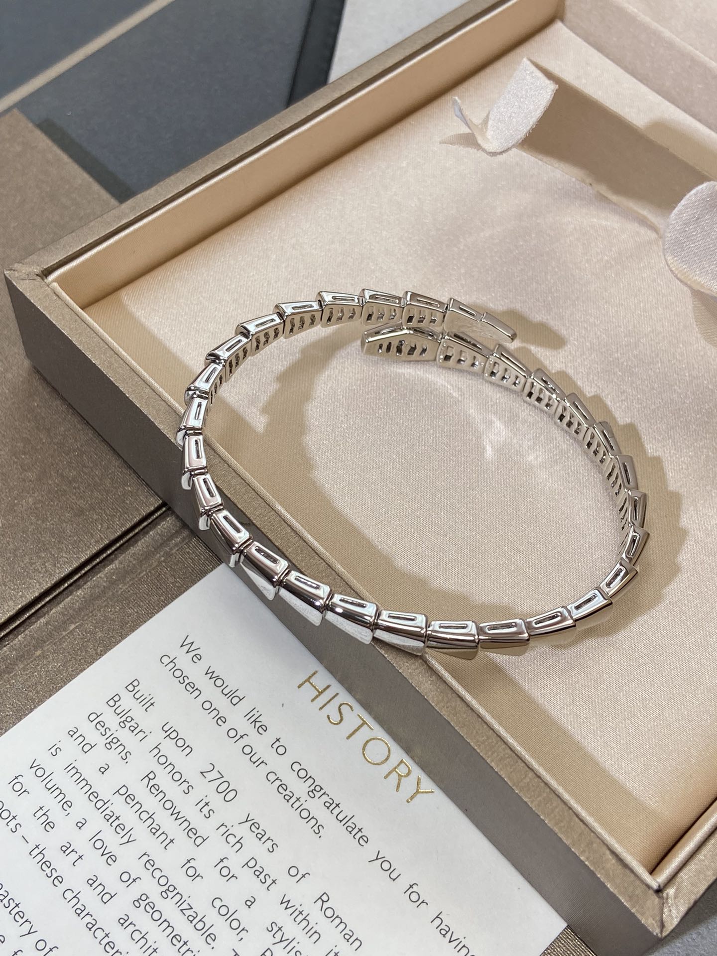[Kincade Jewelery]SERPENTI VIPER SILVER BRACELET