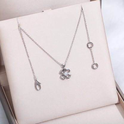 [Kincade Jewelery]FIOREVER NECKLACE DIAMOND CENTER